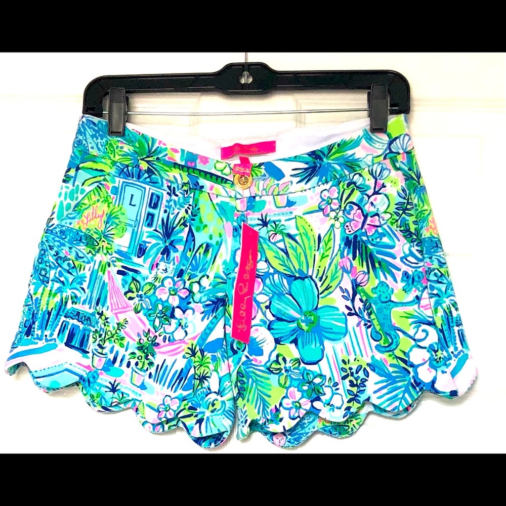 NWT Lilly Pulitzer Knit Buttercup Stretch Shorts